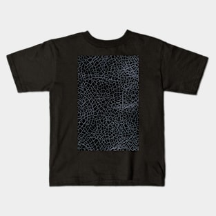 Black leather Kids T-Shirt